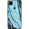Aqua Blue Marble Ink Google Pixel 4a Skin